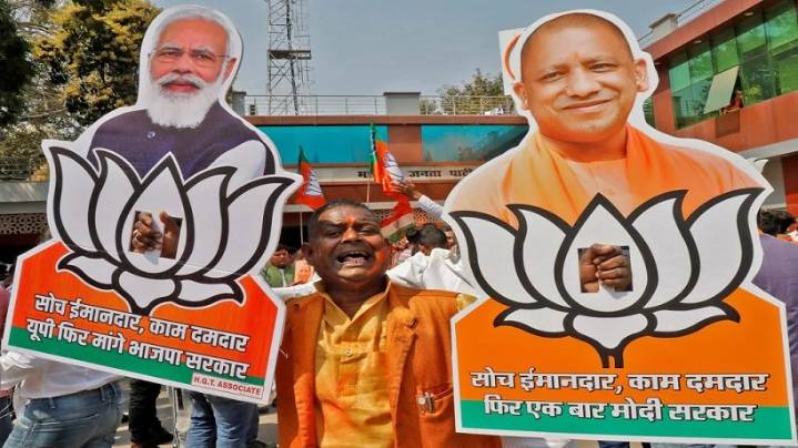 Yogi Adityanath Launches Book ‘Bharat Varsh ki Swarnabha: Narendra Modi’