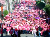 Ecatepec arranca la Ruta Rosa 2025 con caminata estatal por la prevención del cáncer de mama