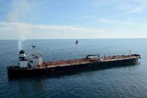 Russia-linked tanker stopped by France resumes voyage: vessel trackers