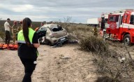 Accidente en Ruta Nº 3, una mujer resulto atrapada en el interior del rodado
