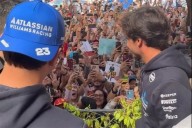 Sainz y Albon comparten anhelos entre la afición mexicana