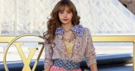 Blackpink’s Lisa Masters Colors & Patterns in Fully-Knit Louis Vuitton Ensemble in Paris Photos