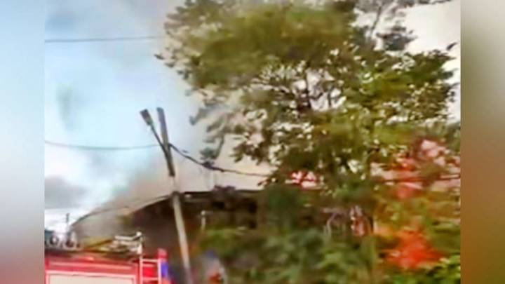 Se incendió una vivienda habitada por cinco chicos
