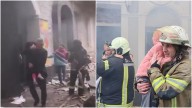 Ataque ruso destruyó guardería de Ucrania, hay 5 niños heridos 🎦