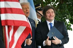 Trump hails Argentina’s embattled Milei as ‘great leader’