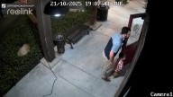 Father, son protect unlocked candy shop in viral moment caught on camera