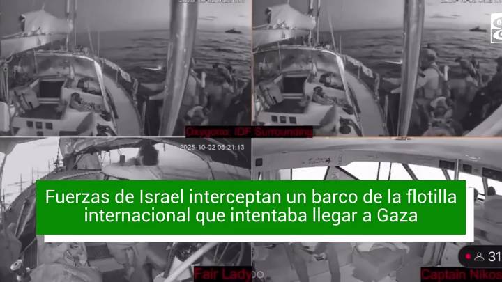El vídeo para seguir en vivo el avance de la Flotilla: denuncia hostigamiento del ejército de Israel