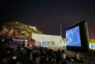 Realizan edición especial de Halloween del Cine Móvil Mar y Arena en playa El Corsario