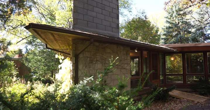 Minneapolis' "butterfly house" on sale for the first time since being built in 1960