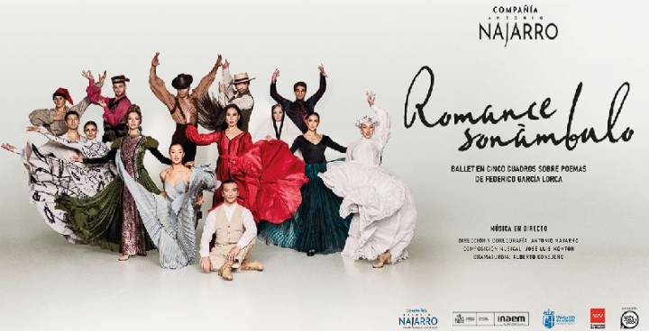 El Auditorio regional comienza su temporada de danza con ‘Romance sonámbulo’ de la Compañía de Antonio Najarro