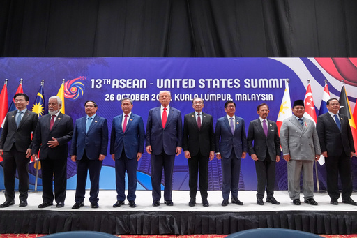 Trump's visit to Japan and Malaysia in photos