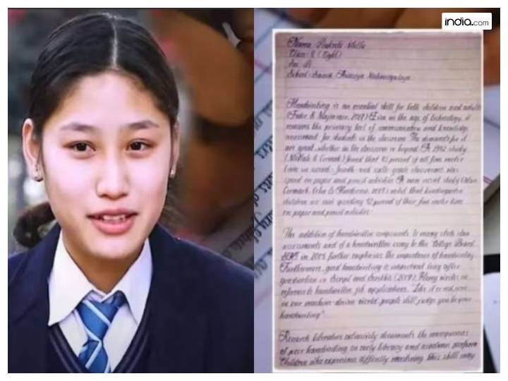 Meet girl with World's Most Beautiful Handwriting, honored by the army, not from India, Pakistan, Russia, or China, but from...