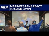 Mariners fans react to Game 3 win