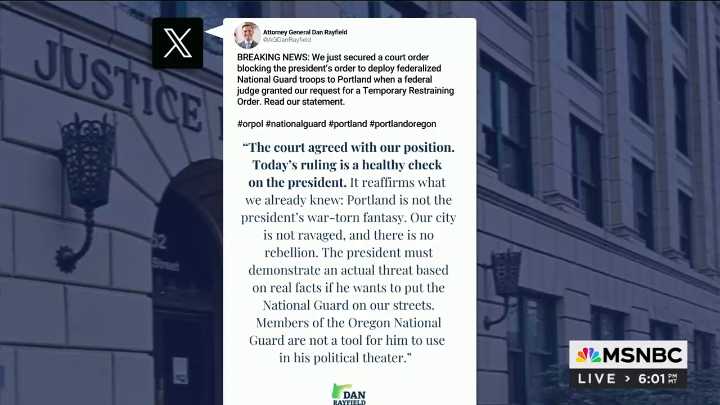 Trump-Appointed Judge Blocks Troop Deployment To Portland