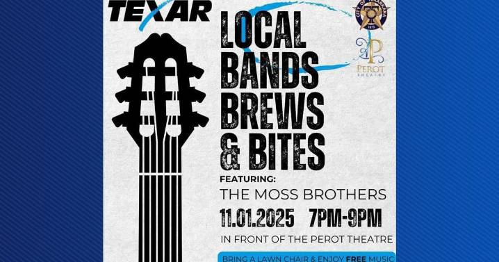 Local Bands Brews and Bites in downtown Texarkana