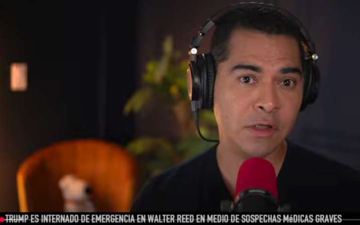 (VIDEO) Trump hospitalizado en el Walter Reed tras hinchazón y posible derrame
