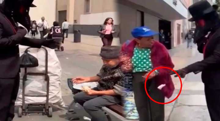 Tiktoker Lemon Pay INDIGNA al humillar a ancianos tirando dinero al suelo: “Estoy regalando a gente pobre”
