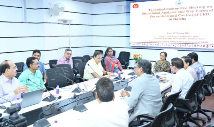 Odisha Holds Technical Meet on CKD Prevention and Management
