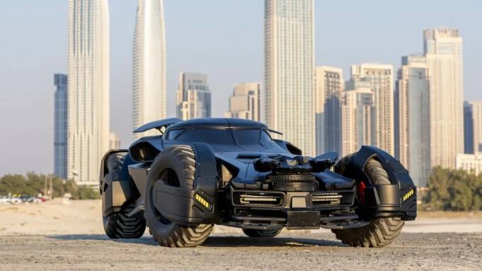 This Bonkers Batmobile Is Based on Mercedes-Benz and Now up for Grabs