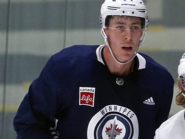 Logan Stanley scores as the Jets beat the Predators in NHL action