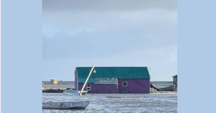 Powerful storm uproots homes, slams multiple Alaska communities