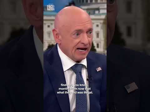 Sen. Kelly on Trump administration strikes on alleged drug boats off the coast of Venezuela #shorts