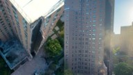 Thick Cloud Of Dust Seen As 20-Storey New York Building Collapses
