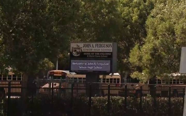 Student found with weapon at John A. Ferguson Senior High in SW Miami