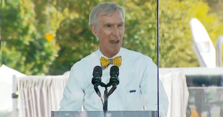 Bill Nye Tells No Kings Rally They Are Facing ‘Possible End of Our Republic’