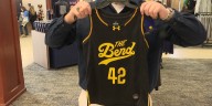 Want to buy Notre Dame’s new ‘The Bend’ merch? You’ll have to wait a little bit...