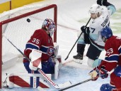 Stu Cowan: Habs' Montembeault hopes to gain bigger bang for the puck