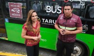 Mara Lezama da inicio a pruebas del camión eléctrico Taruk, 100% mexicano, para avanzar a un transporte público eficiente y sustentable en Chetumal