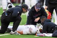 Cardinals lose tight end Travis Vokolek with a neck injury in first quarter of Colts game