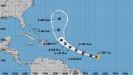 Tropical Storm Jerry forms over the central Atlantic Ocean
