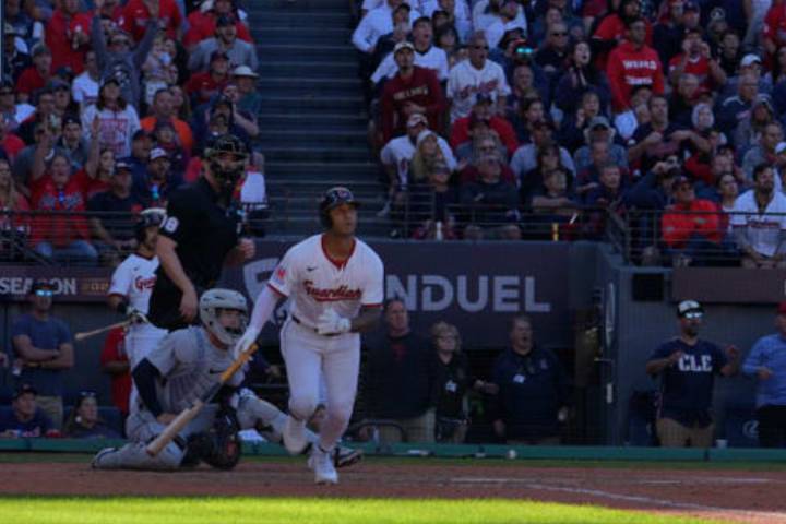 Brayan Rocchio vuelve a jonronear para forzar el bonito de Cleveland contra Detroit [+VIDEO]