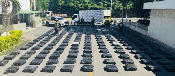 Policía Nacional incauta más de dos toneladas de marihuana en el Valle del Cauca