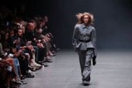 Stella McCartney shows raffia dresses and feathery gowns in Paris