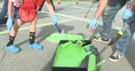 Volunteers brighten Rose Park crosswalk in quick