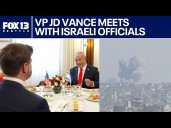 VP Vance meets Israeli leaders to further ceasefire talks