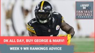 HOT for DK Metcalf, George Pickens & Marvin Harrison Jr. WEEK 9 fantasy football WR RANKINGS