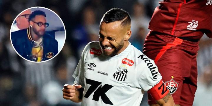 El increíble gol fallado en la derrota del Santos, que quedó al borde del descenso: la llamativa reacción de Neymar