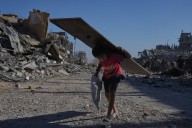 Drone footage above Gaza City shows the toll of 2 years of war