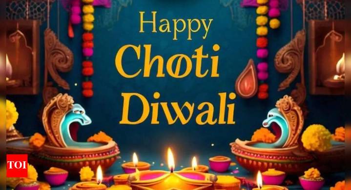 Happy Choti Diwali 2025: Top 50 Wishes, Messages, Images, Greetings, and Status Updates to Share on WhatsApp, Instagram and Facebook