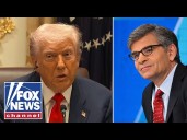 'NASTY PERSON': Trump rips George Stephanopoulos' interview with JD Vance