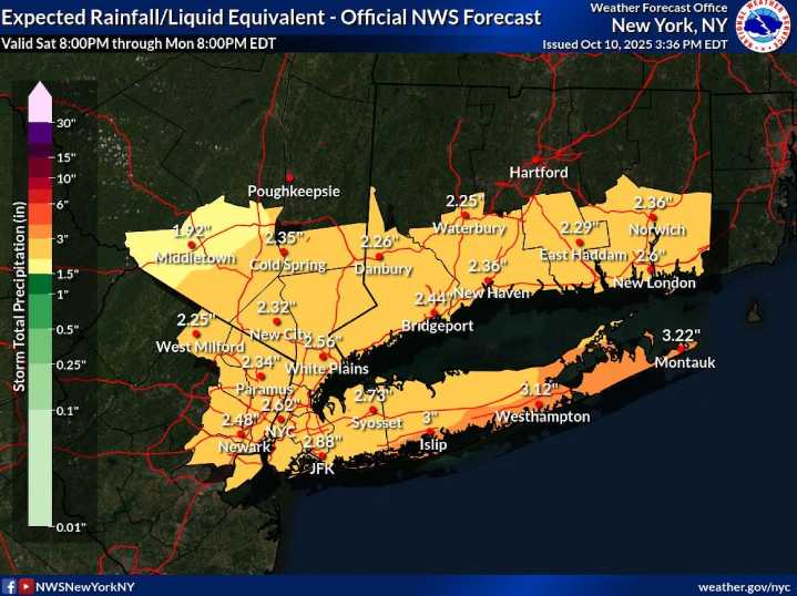 NYC officials urge residents to prepare ahead of coastal storm posing risk of flooding