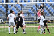 Amherst boys soccer delivers final knockout blow, stuns Westfield 1