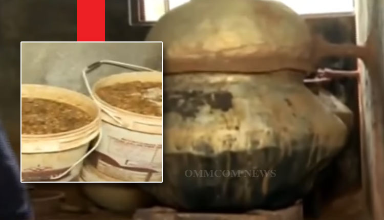 Illegal Country Liquor Factory Busted In Bhubaneswar’s Salia Sahi, 1 Arrested