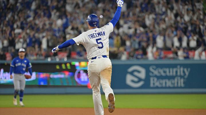 Here’s what Dodgers’ Freddie Freeman said about hitting another World Series walk