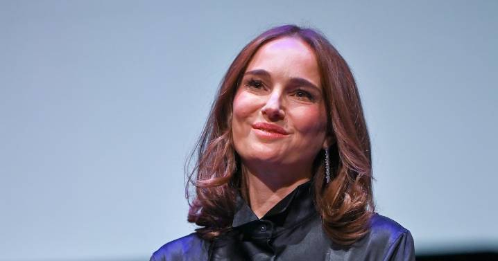 Natalie Portman Brightens Up a Simple Shirt With a Party