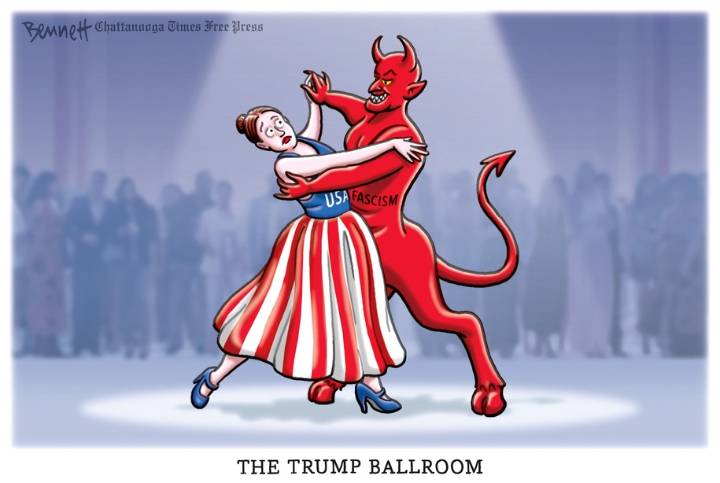 Cartoon: Dancing with the devil